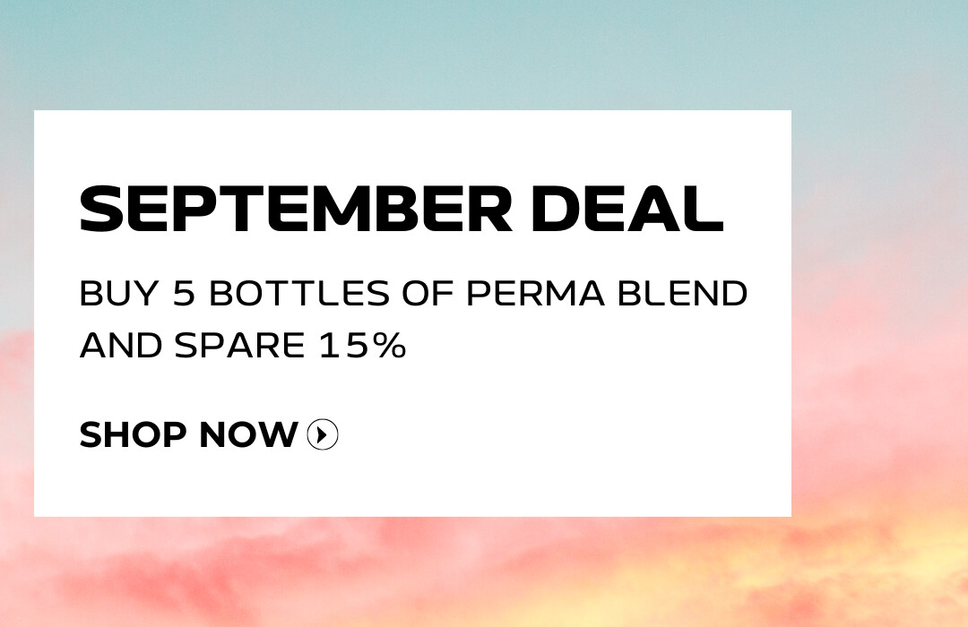 Save up to 15% by buying 5 bottles of Perma Blend