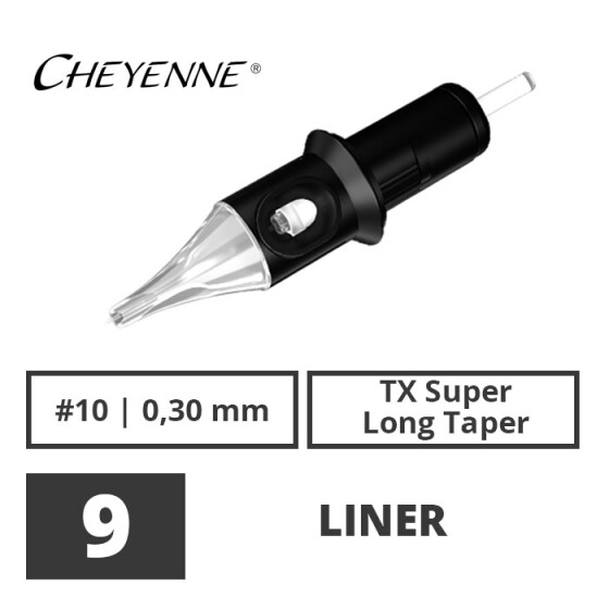 CHEYENNE - Safety Cartridges - 9 Liner TX - 0,30 SLT - Auslaufartikel