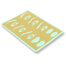 PMU - Practice Pad - Eyebrows, Eyelid & LIps