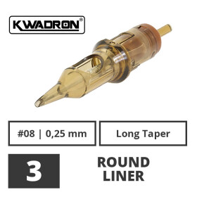 KWADRON - Needle Cartridges - 3 Round Liner - 0,25 LT