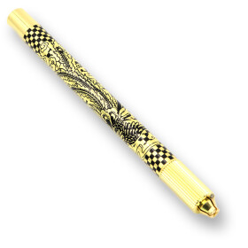 Microblading Pen - Chinese Dragon - Gold Ornament