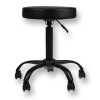 Tattoo Stainless Steel Work Chair - Black