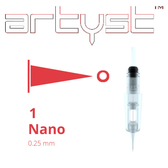 ARTYST - H1 PMU Cartridges - 1 Nano - 0,25 mm