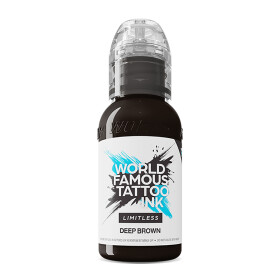 World Famous Limitless - Tattoo Ink - Deep Brown 30 ml