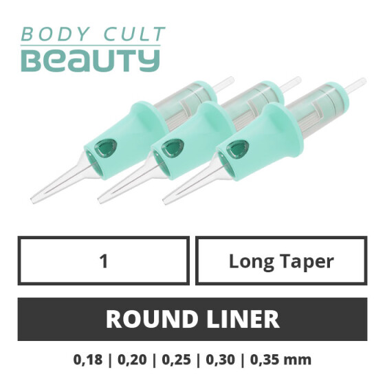 BODY CULT BEAUTY - Precision PMU Cartridges - 1 Round Liner - LT - 20 pcs