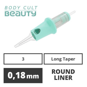 BODY CULT BEAUTY - Precision PMU Cartridges - 3 Round Liner - LT - 20 pcs 0,18 mm