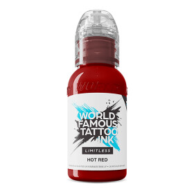 World Famous Limitless - Tattoo Farbe - Hot Red 30 ml