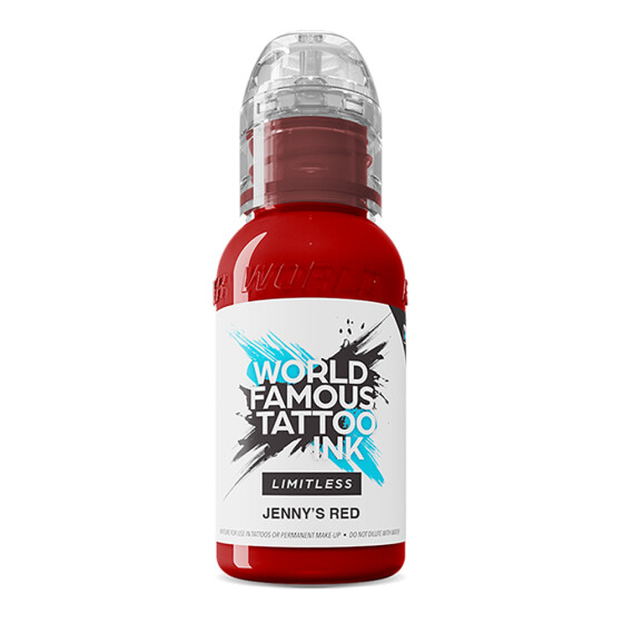 World Famous Limitless - Tattoo Farbe - Jennys Red 30 ml