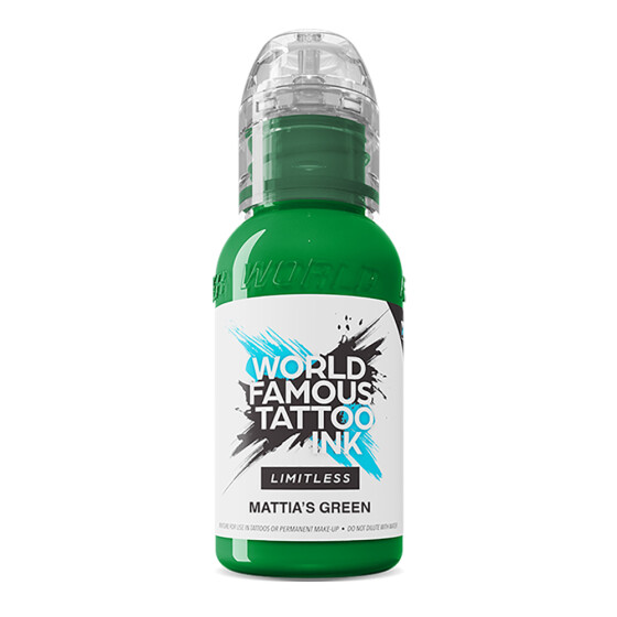 World Famous Limitless - Tattoo Farbe - Mattias Green - 30 ml