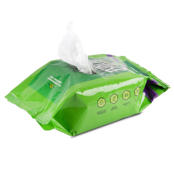 BIOTAT - Numbing Green Soap - Wipes 40 pieces