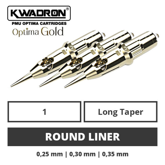 KWADRON - PMU Optima GOLD Cartridges - 1 Round Liner LT