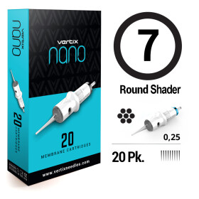 VERTIX - Nano PMU Cartridges - 7 Round Shader - MT - 0,25 mm